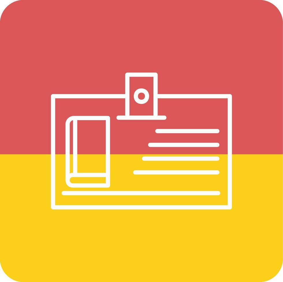 Library Card Vector Icon