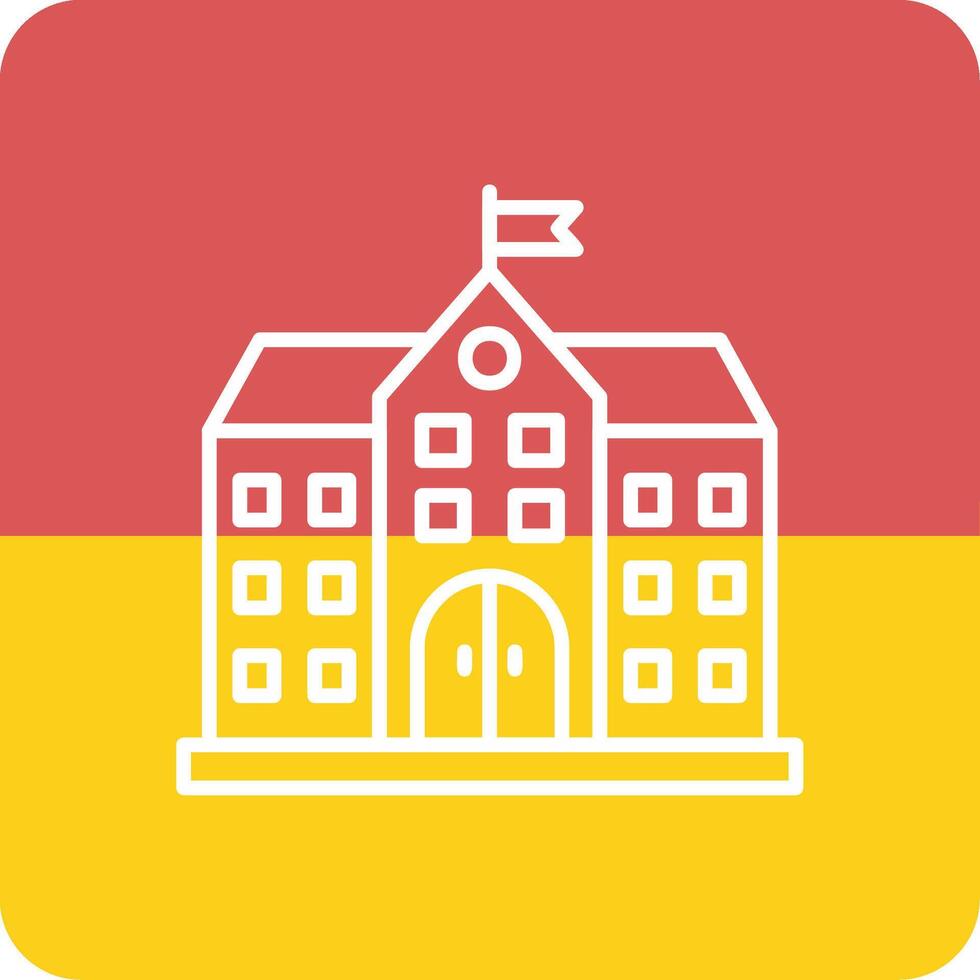 University Building Vector Icon