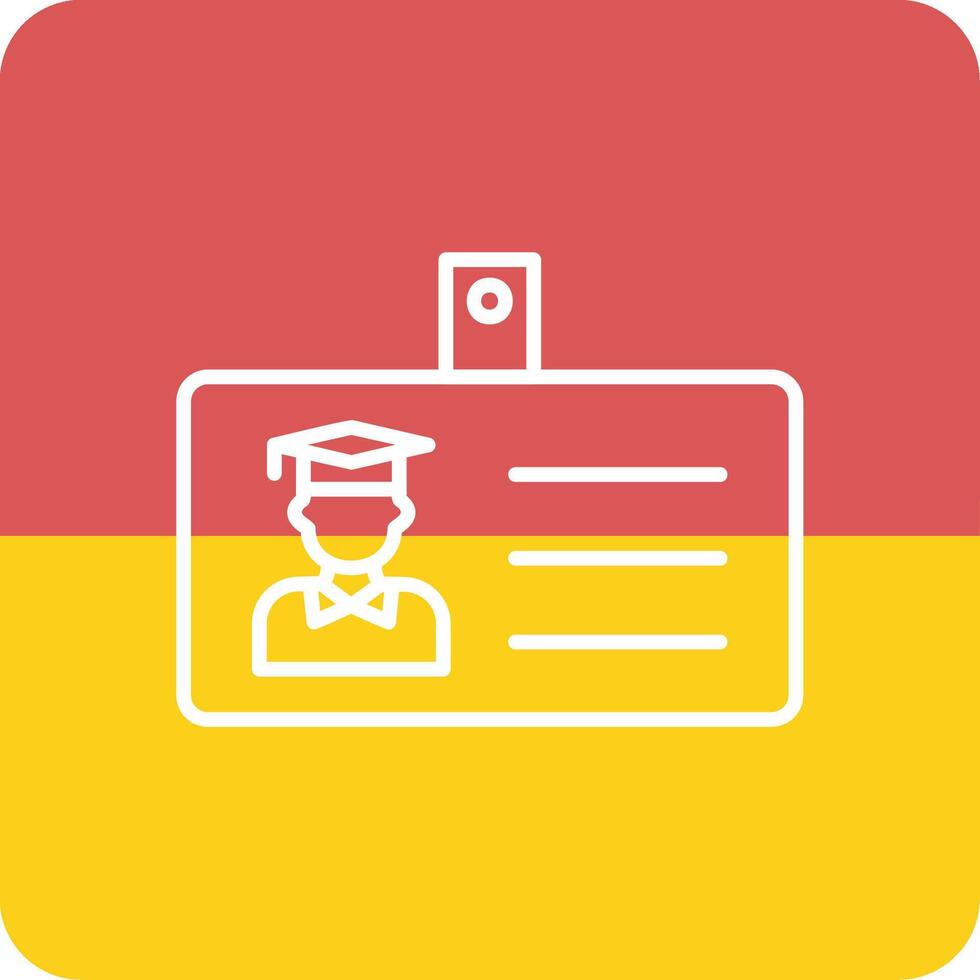 Student Id Card Vector Icon