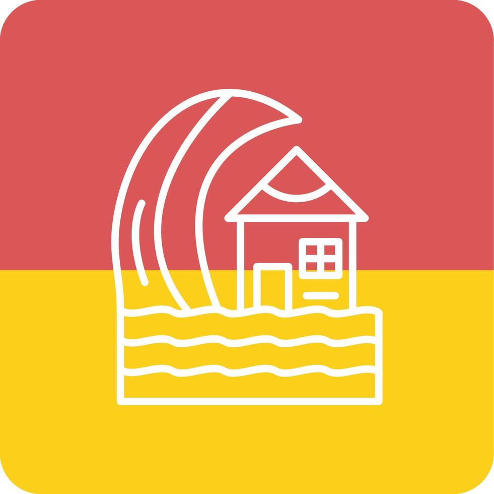 Tsunami Vector Icon