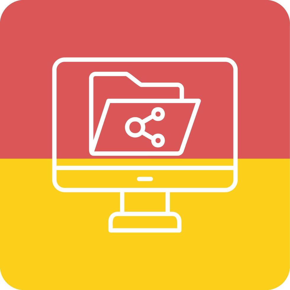 File Sharing Vector Icon