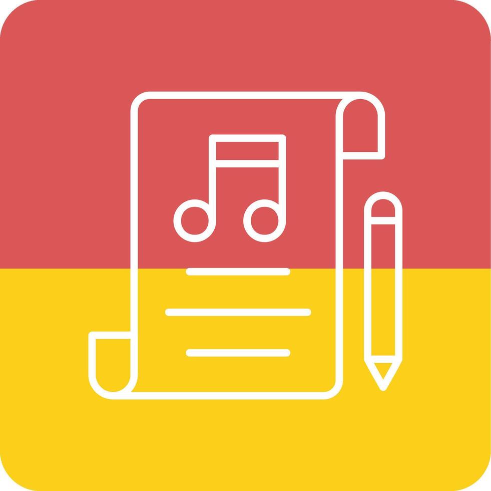 Music Composing Vector Icon