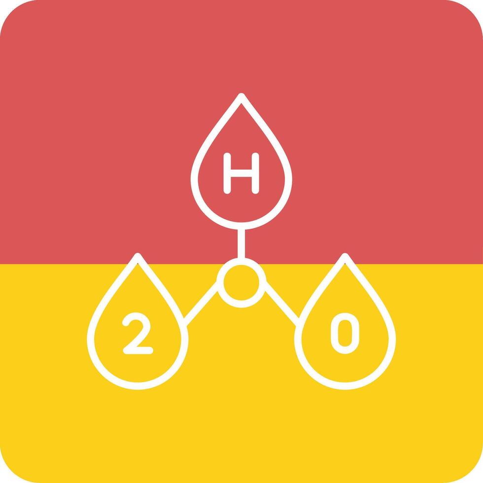 H2o Vector Icon