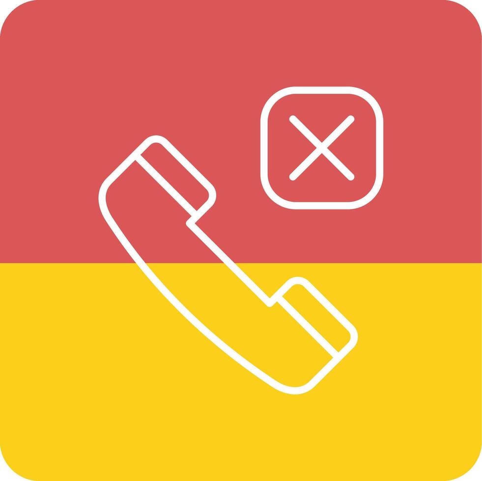 Call Rejected Vector Icon