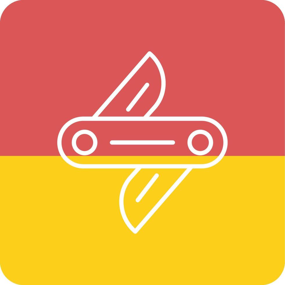 Swiss Knife Vector Icon