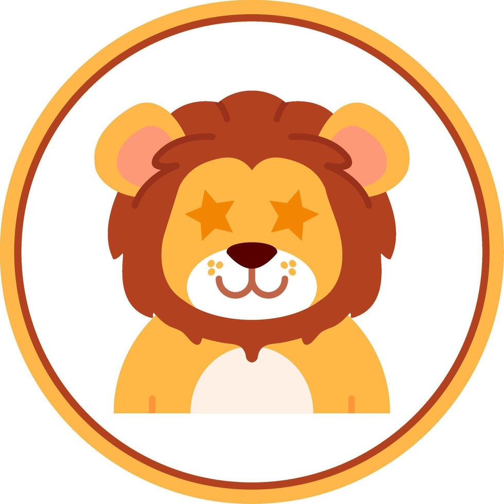 Famous Flat Circle Uni Icon vector