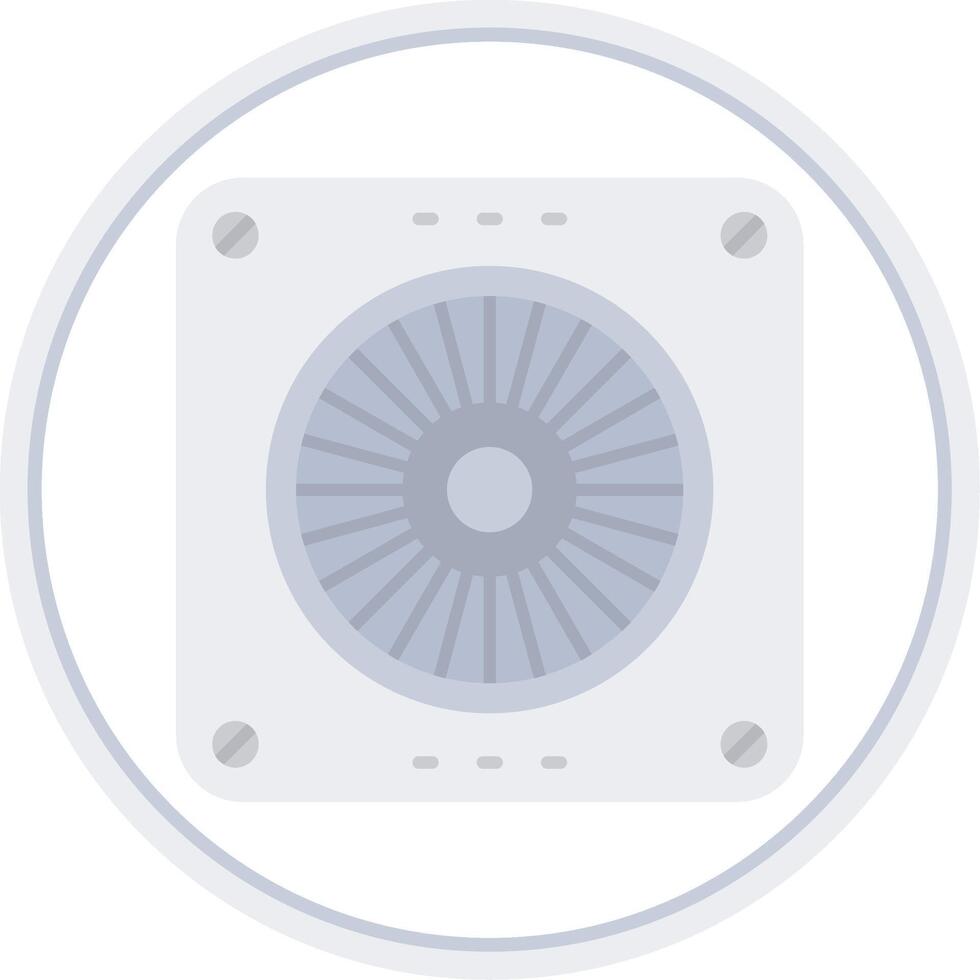 Extractor Flat Circle Uni Icon vector