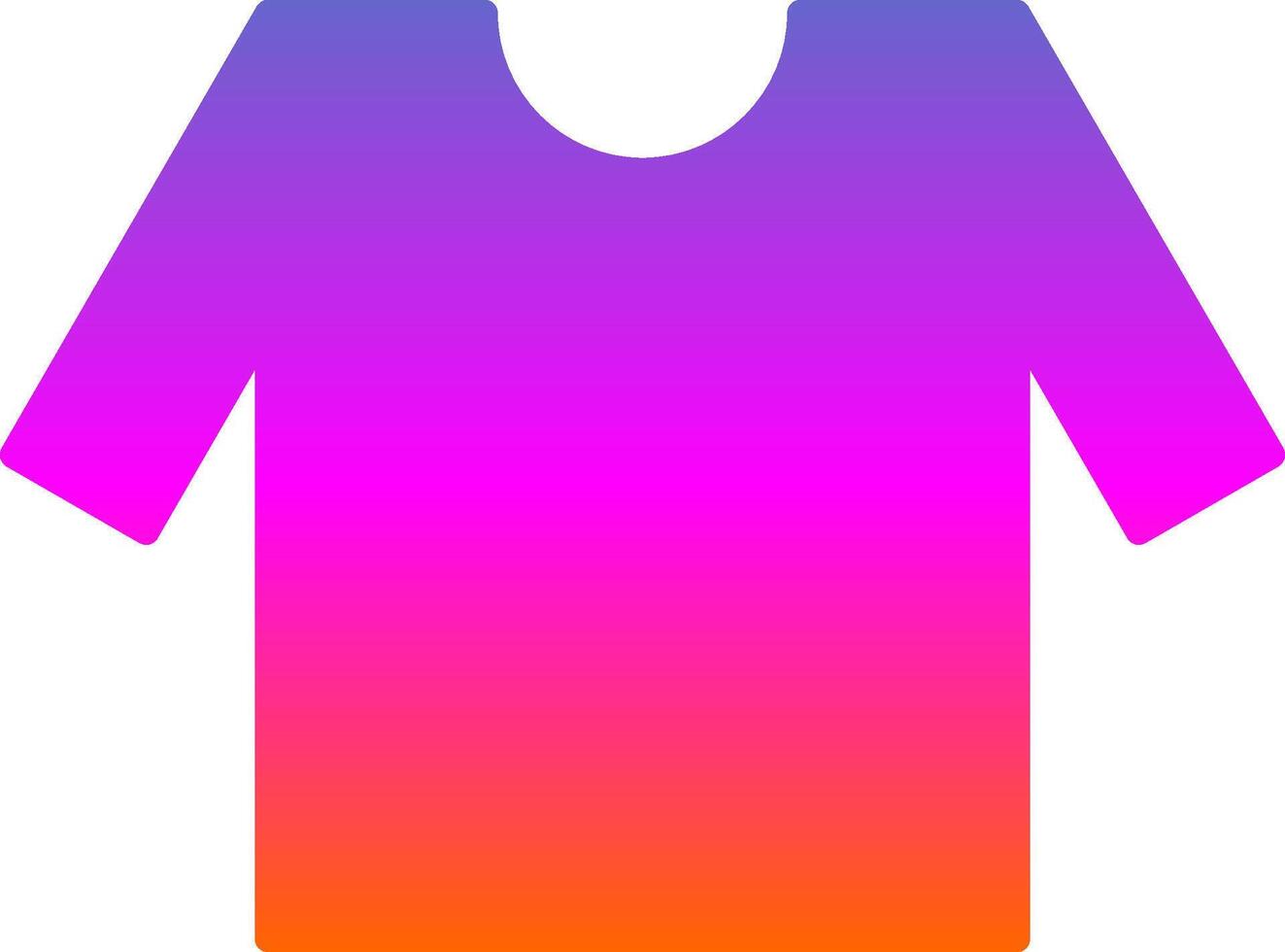 Shirt Glyph Gradient Icon vector