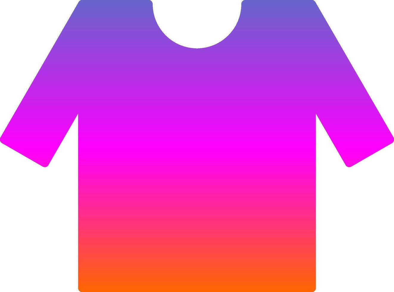 Shirt Glyph Gradient Icon vector