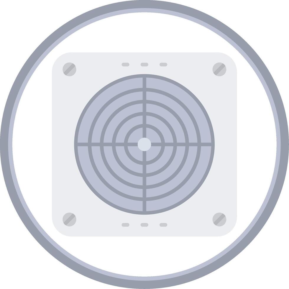 Extractor Flat Circle Uni Icon vector