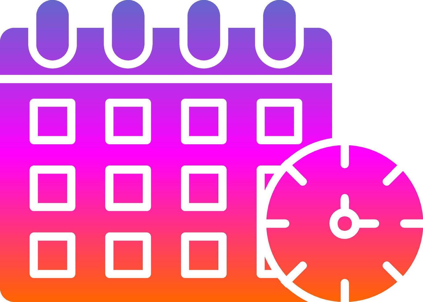 Routine Glyph Gradient Icon vector