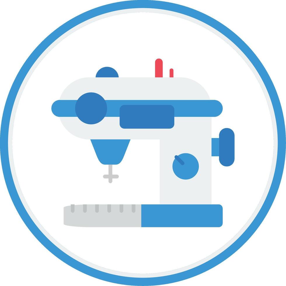 Sewing Flat Circle Uni Icon vector