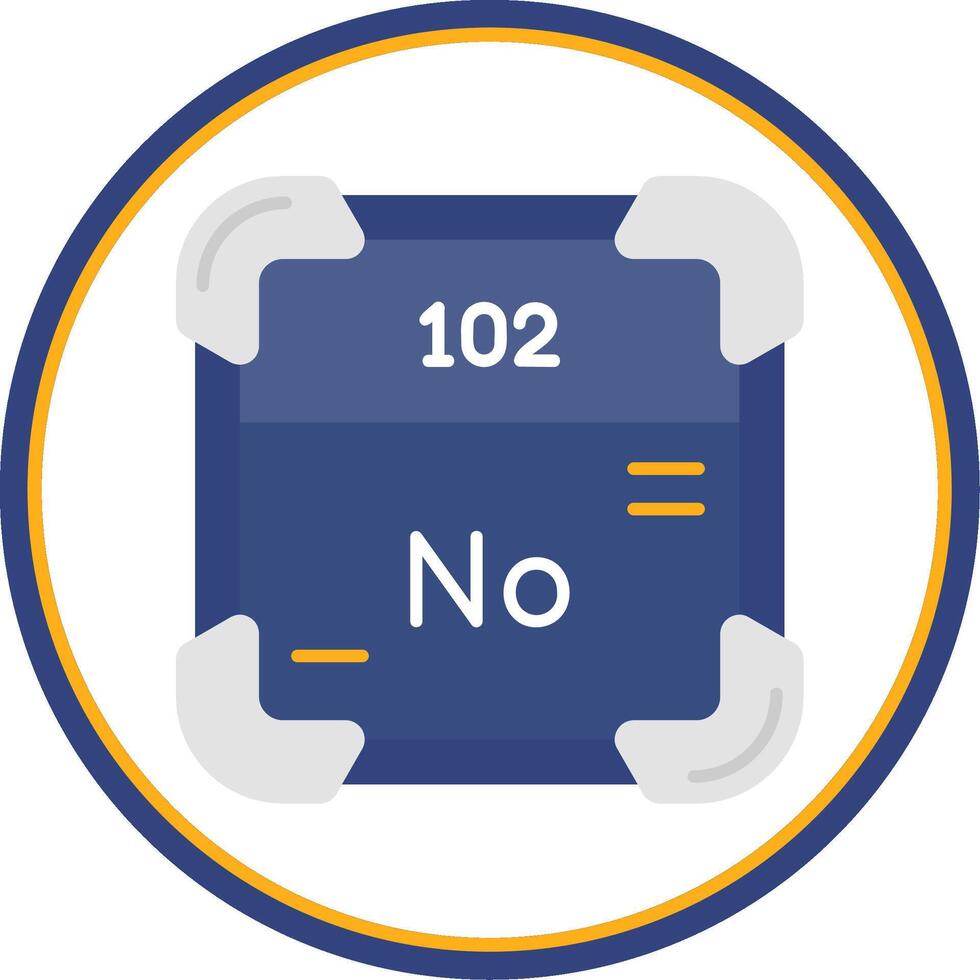 nobelio plano circulo uni icono vector