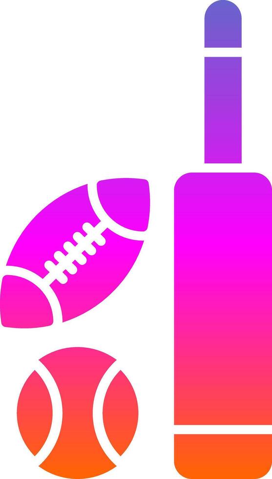 Sport Glyph Gradient Icon vector