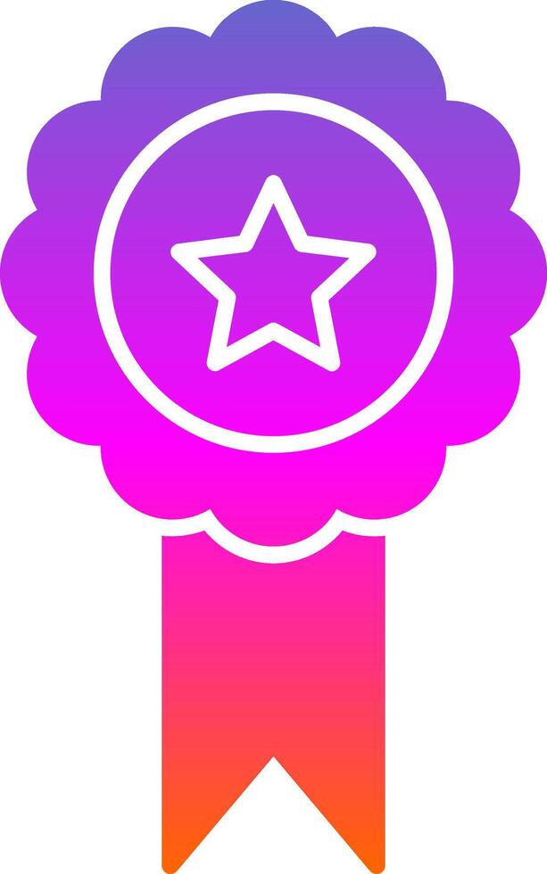 Quality Glyph Gradient Icon vector