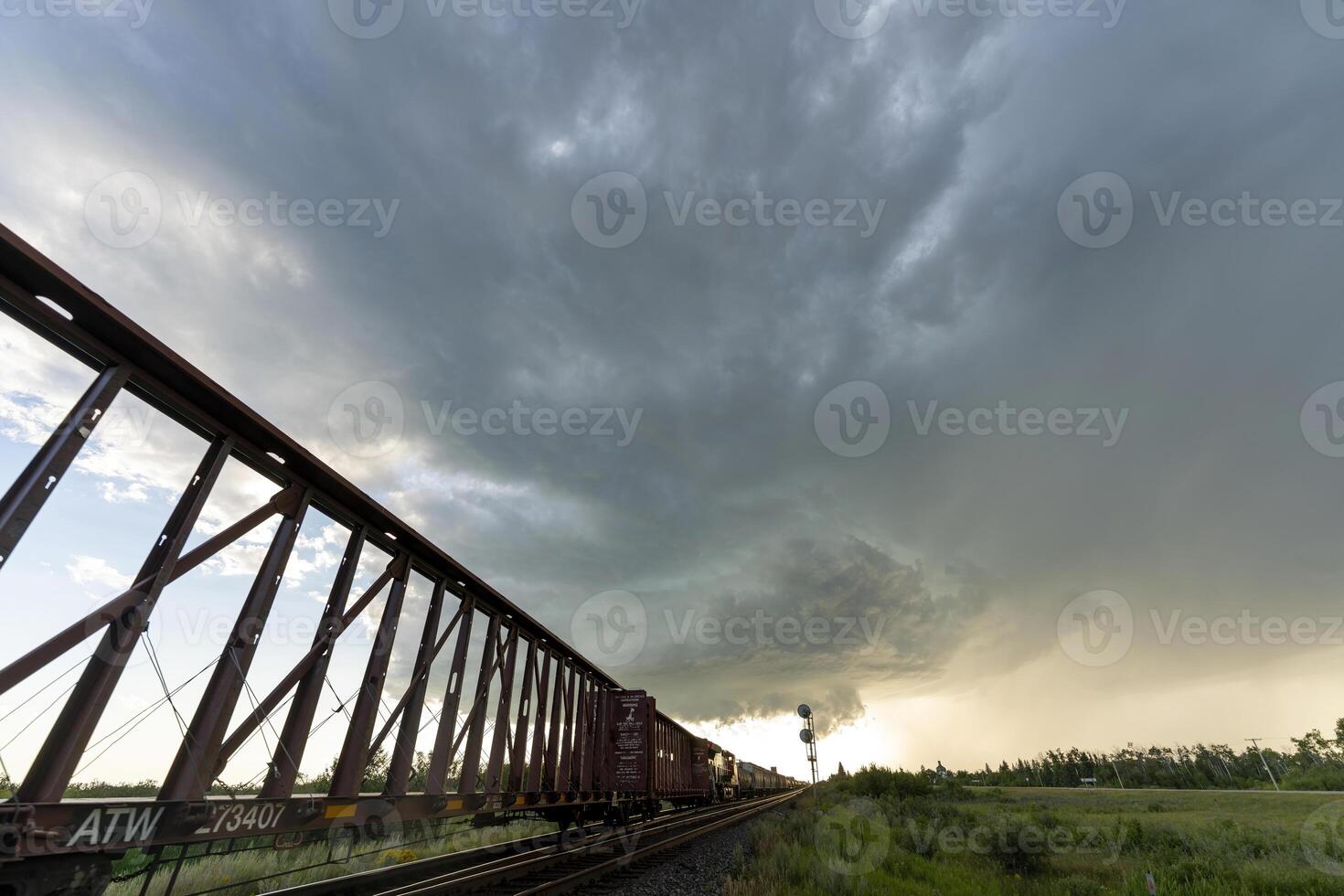 nubes de tormenta canadá foto