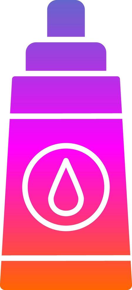 Lubricant Glyph Gradient Icon vector