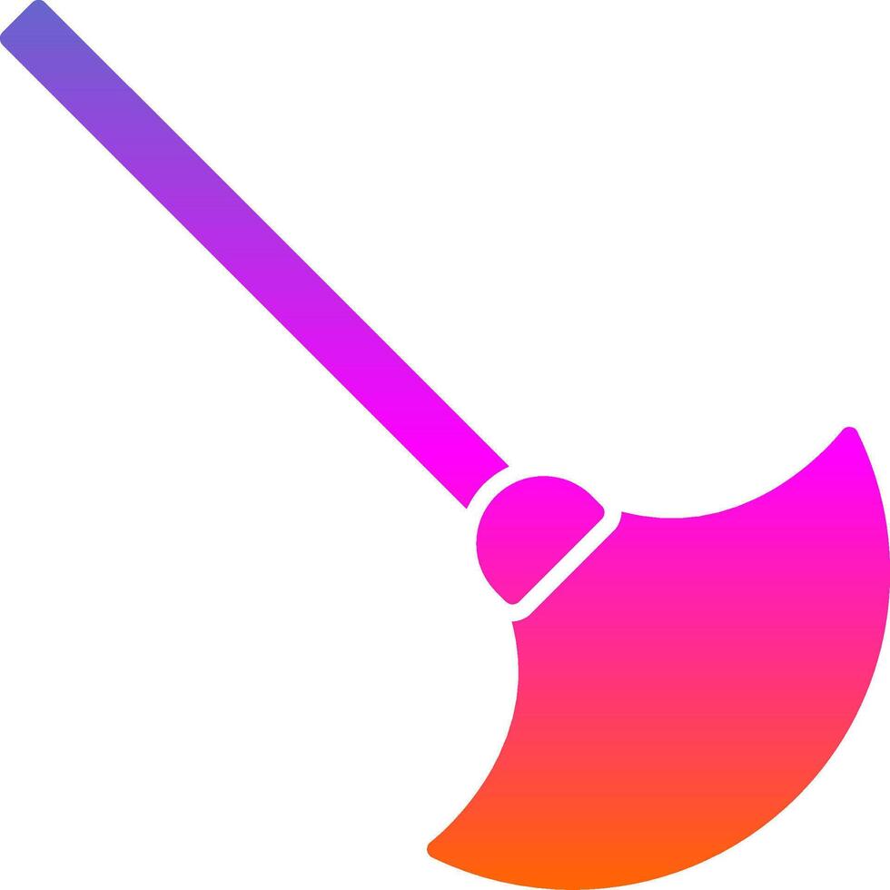 Duster Glyph Gradient Icon vector