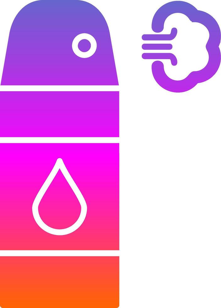 Air Freshener Glyph Gradient Icon vector