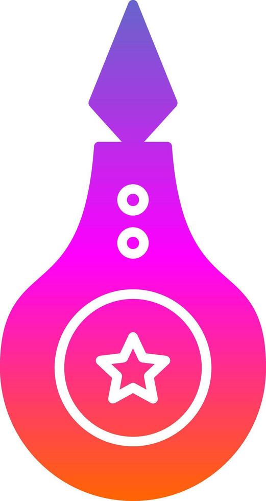 Threader Glyph Gradient Icon vector