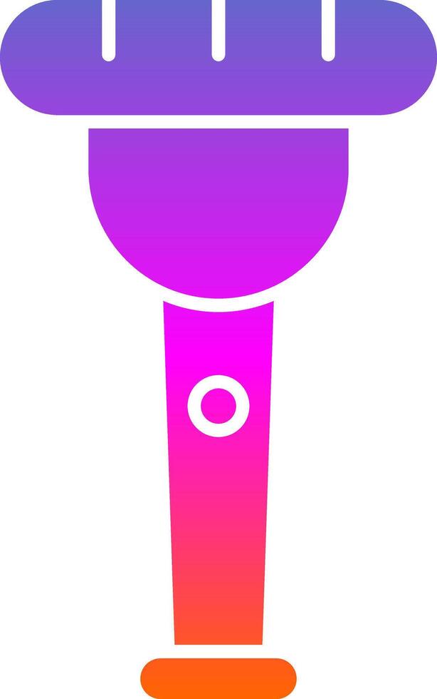 Wooden Leg Glyph Gradient Icon vector