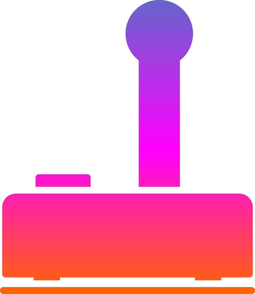 Joystick Glyph Gradient Icon vector