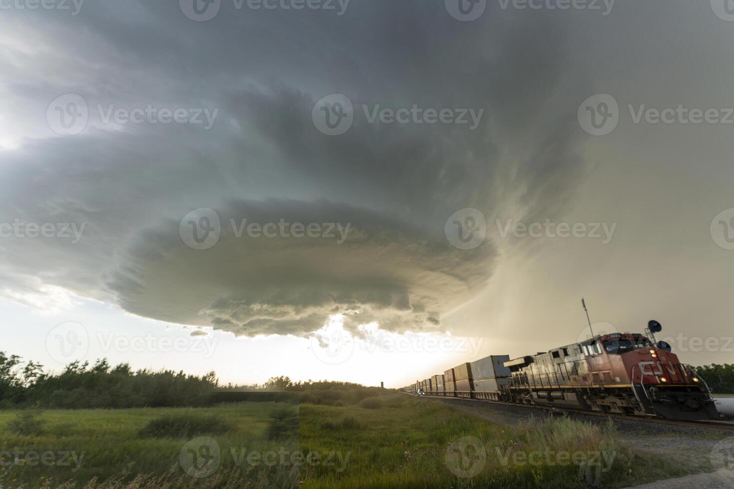 nubes de tormenta canadá foto