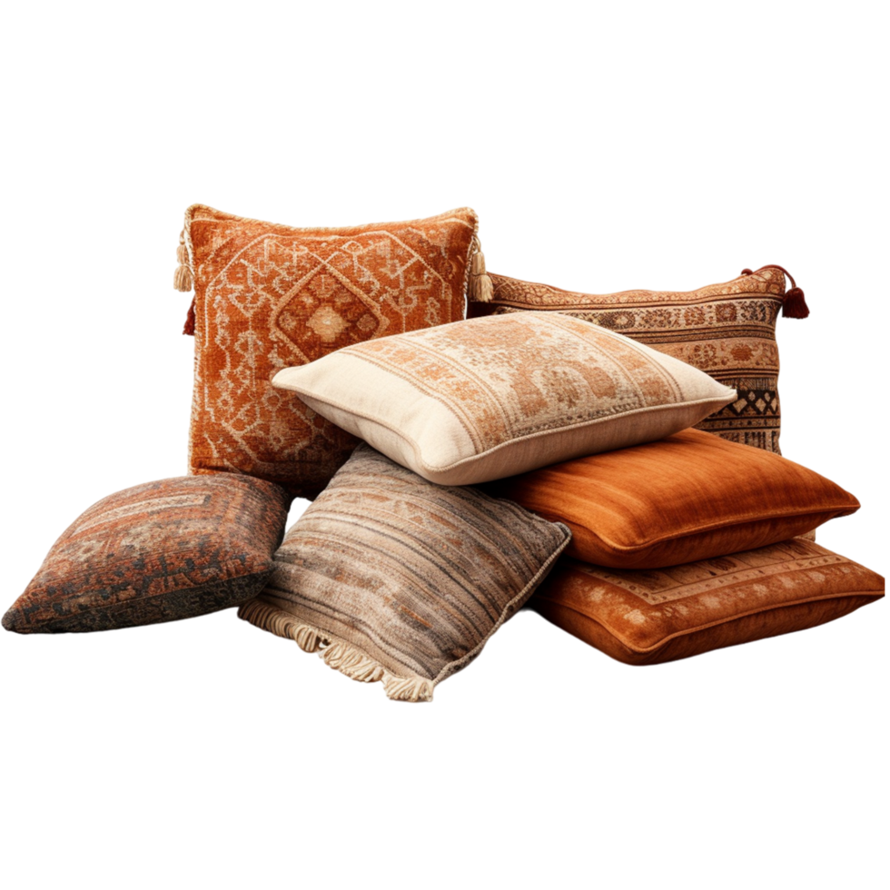 AI generated Rugs and cushions png