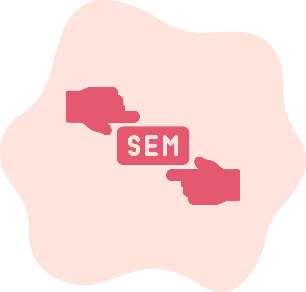 icono de vector de sem