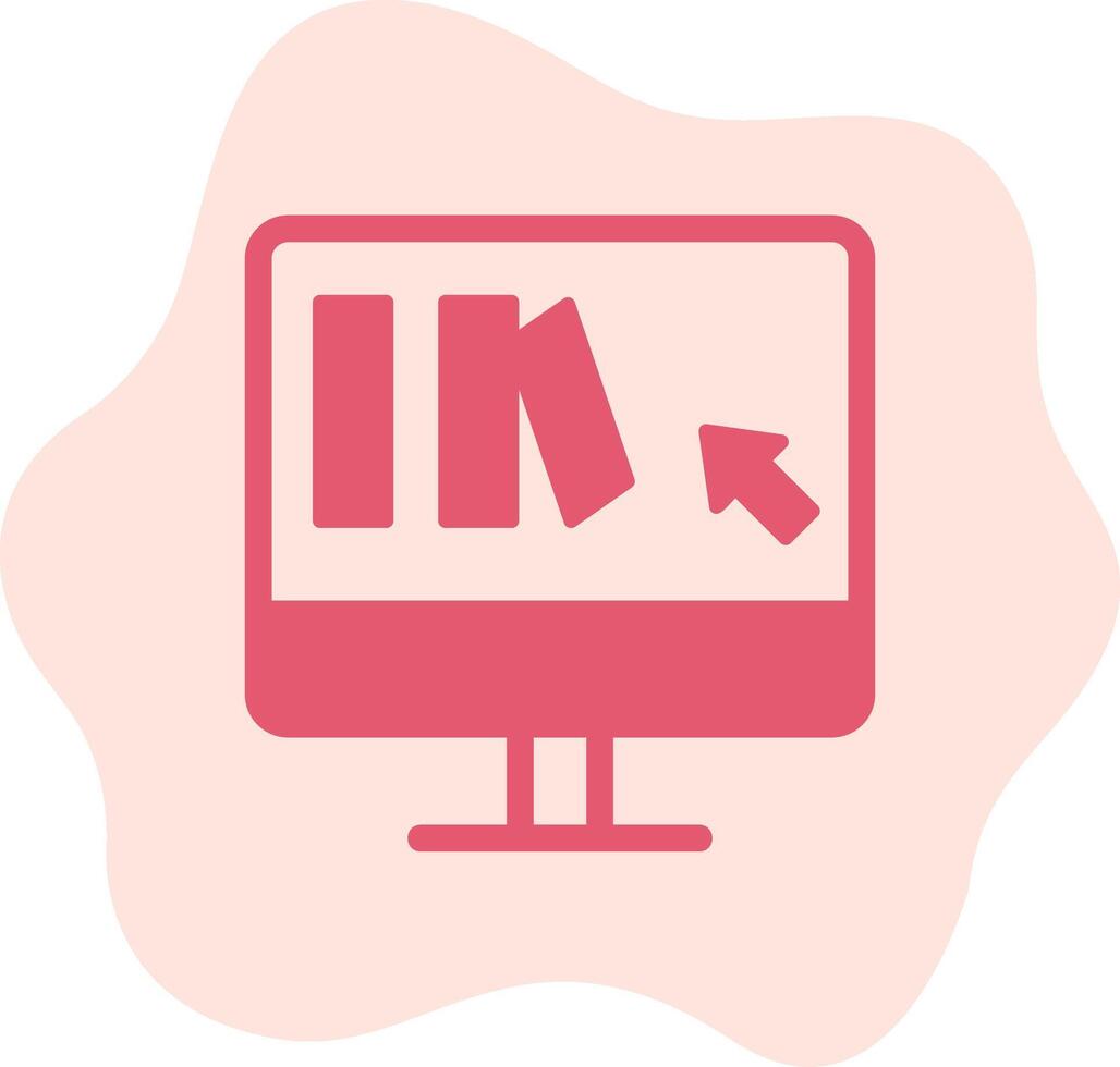 Online Book purchase Vector Icon