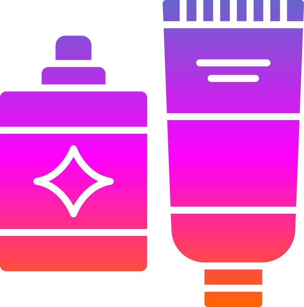 Hygiene Product Glyph Gradient Icon vector