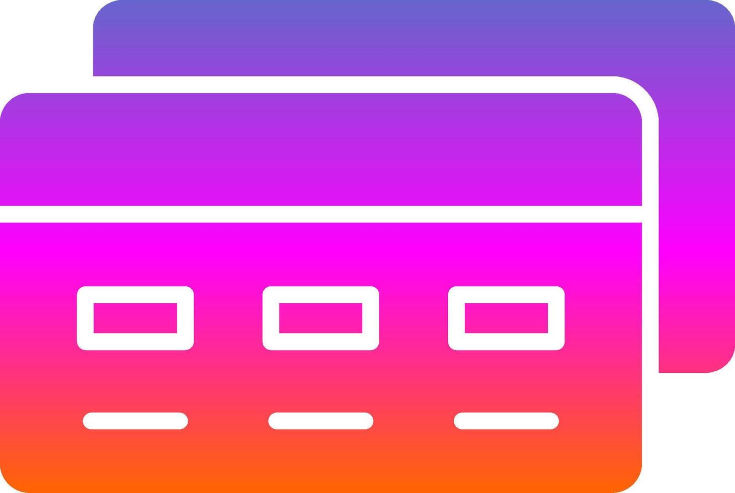Payment Method Glyph Gradient Icon vector