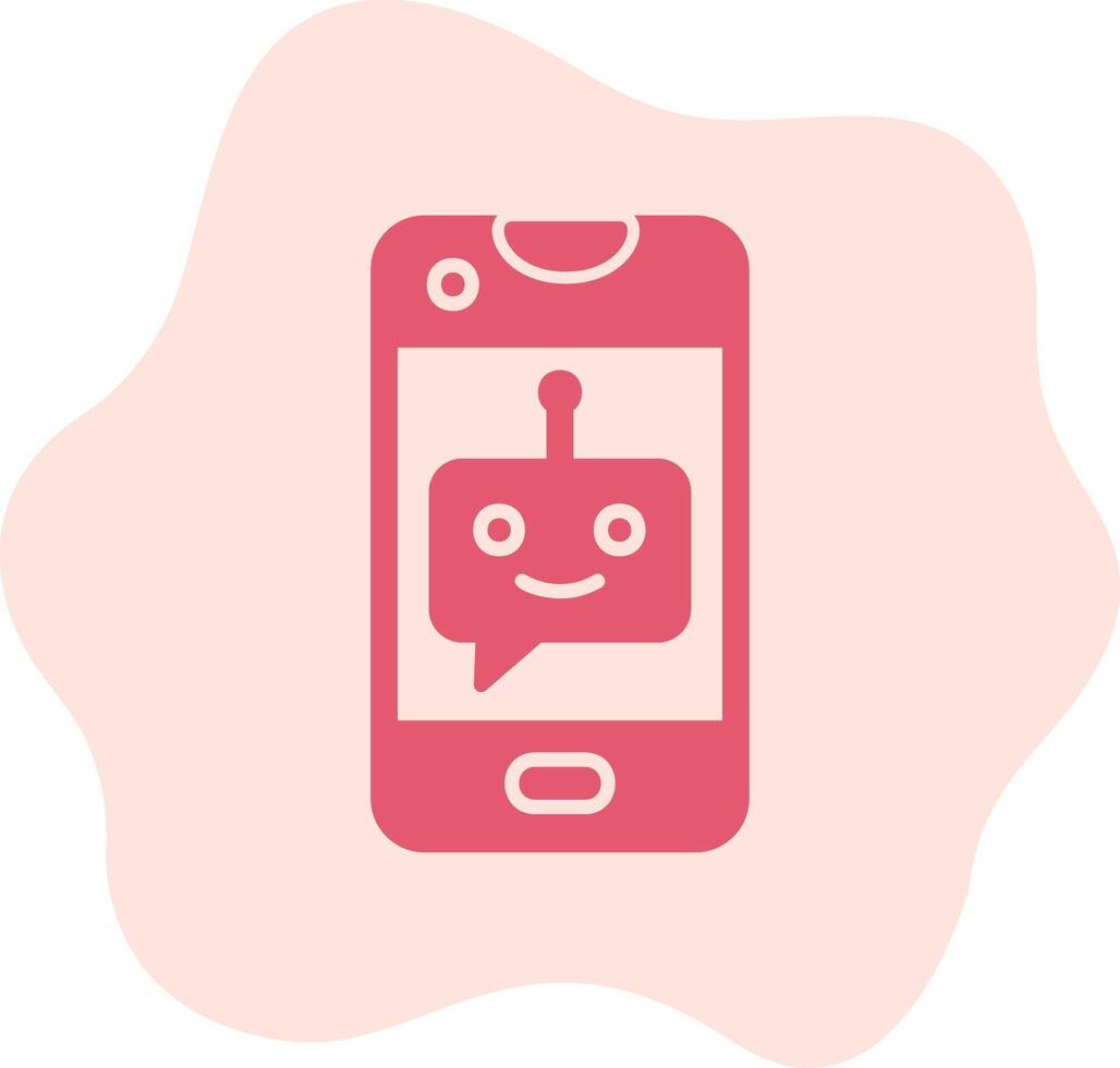 icono de vector de chatbot