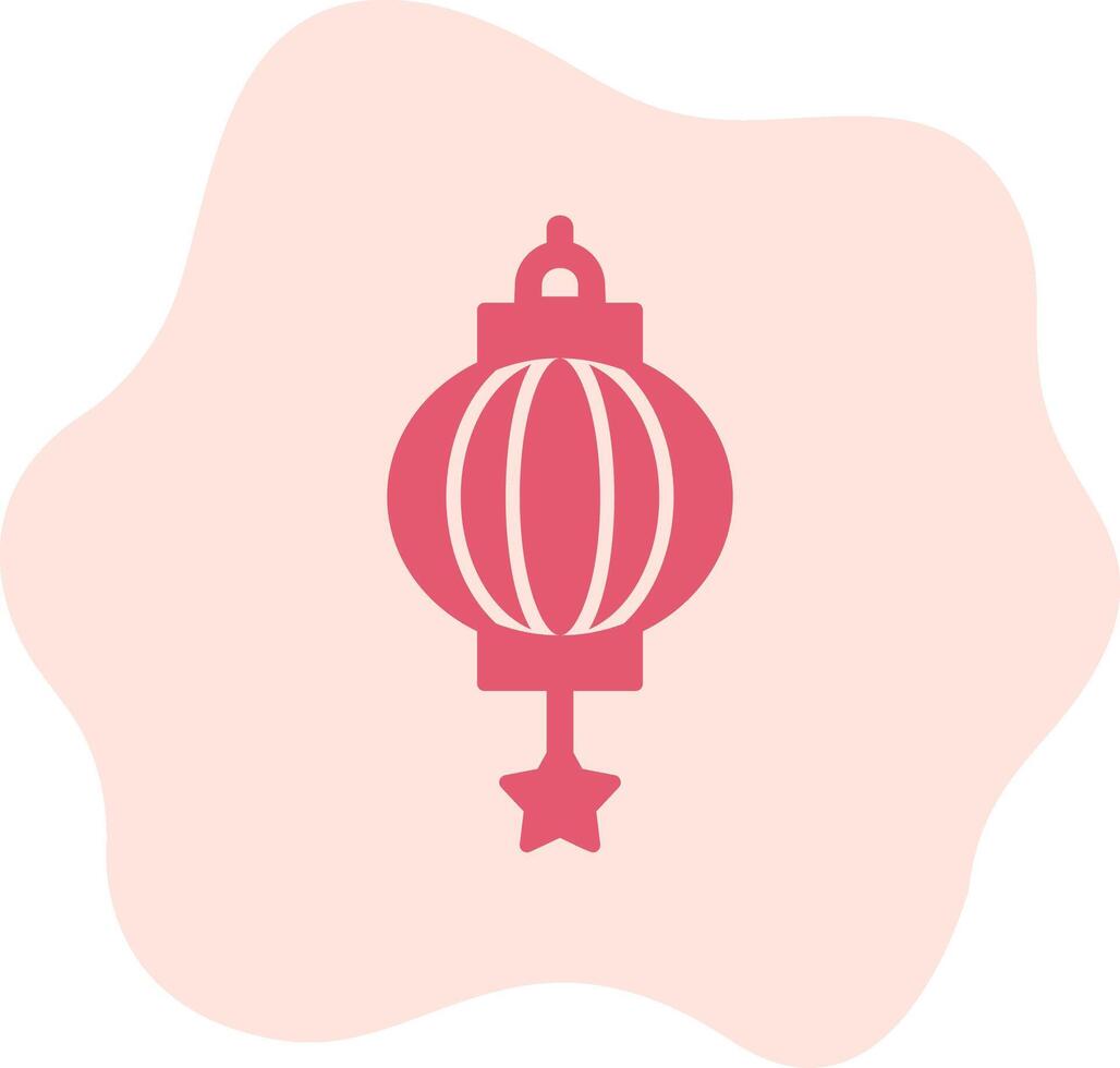chino linterna vector icono