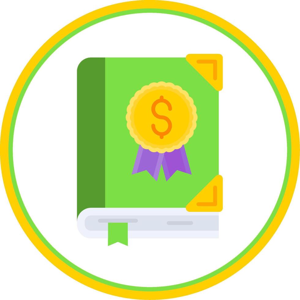 Valuable Flat Circle Uni Icon vector