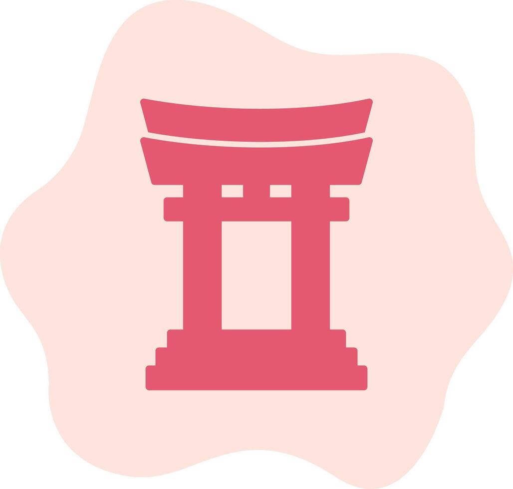 Torii Gate Vector Icon