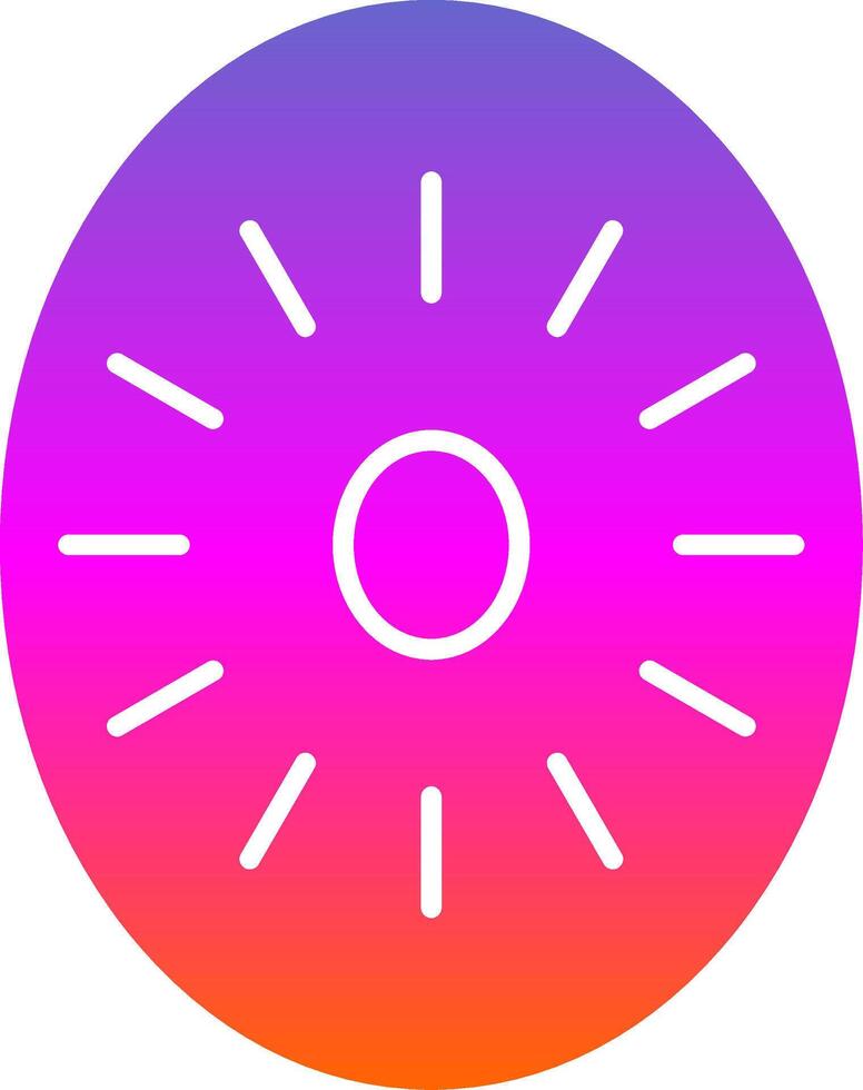 Kiwi Glyph Gradient Icon vector