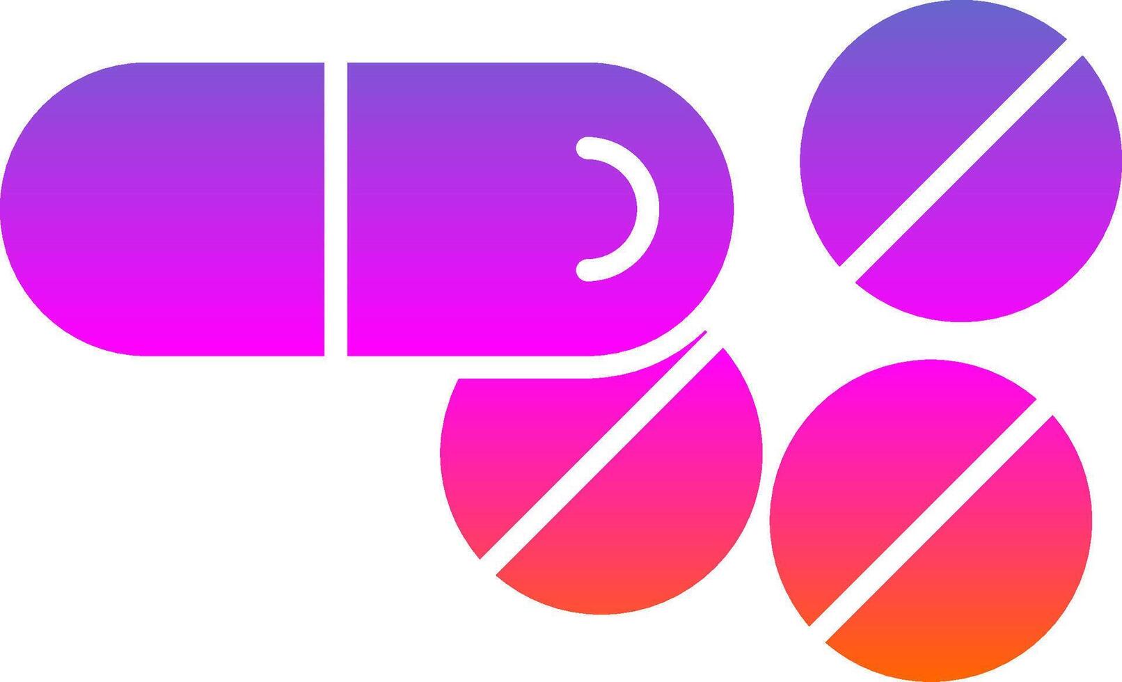 Tablets Glyph Gradient Icon vector