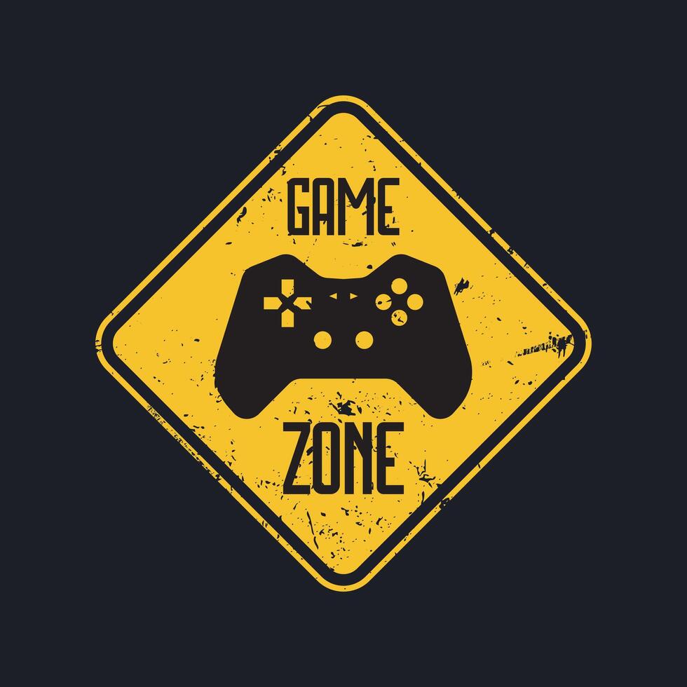 Game Illustration typography for t shirt, poster, logo, sticker, or apparel merchandise vector