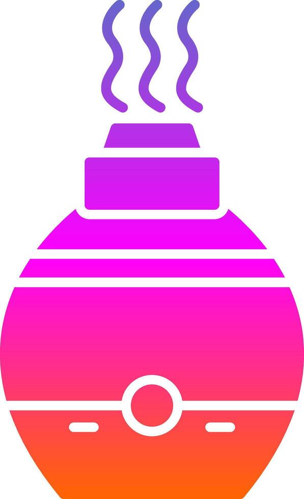 Air Diffuser Glyph Gradient Icon vector