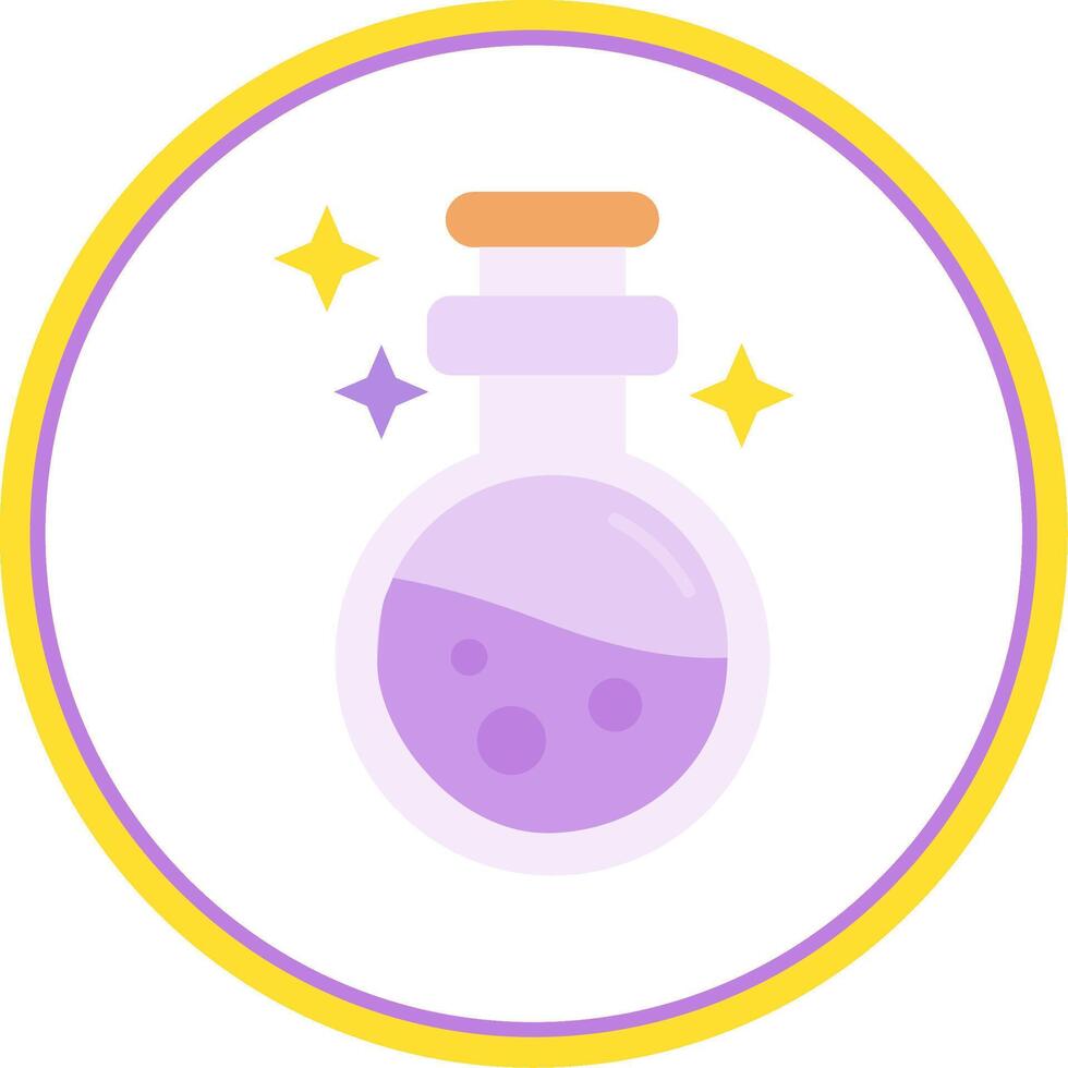 Potion Flat Circle Uni Icon vector