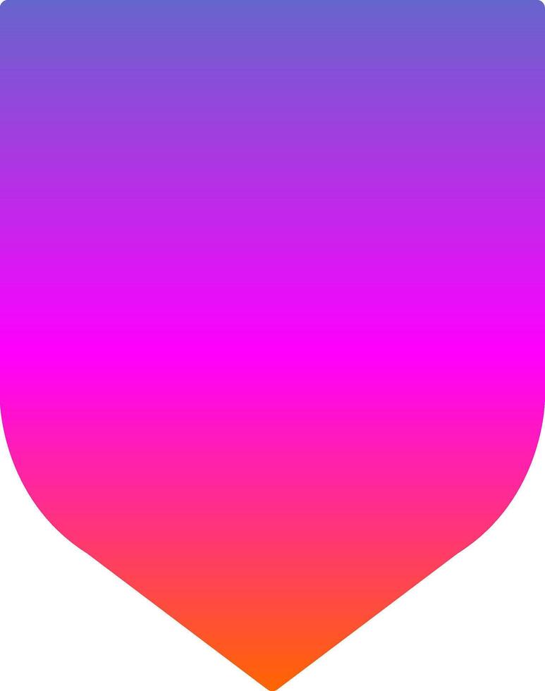 Football Badge Glyph Gradient Icon vector