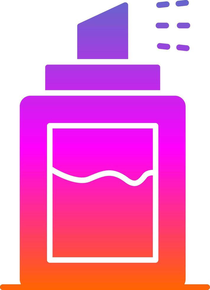 Deodorant Glyph Gradient Icon vector