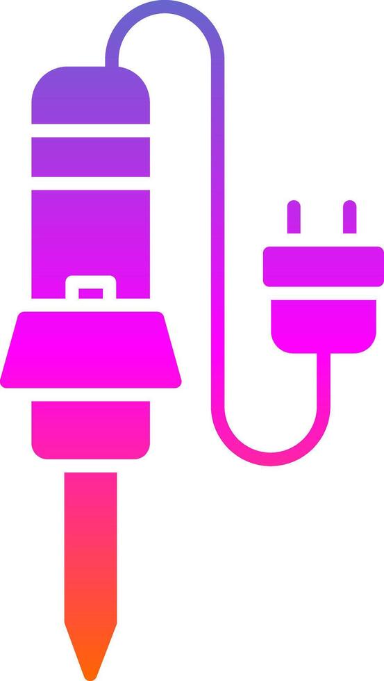 Welding Equipment Glyph Gradient Icon vector