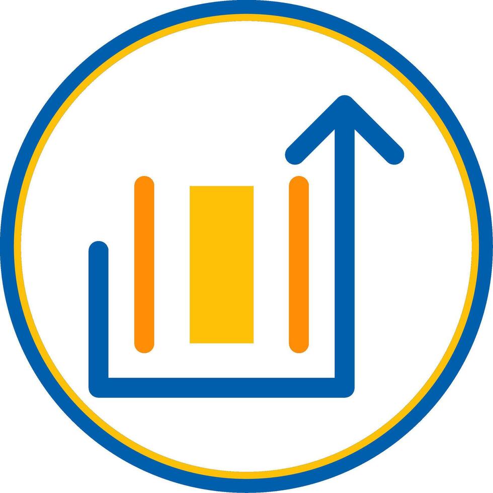 Deploy object Flat Circle Uni Icon vector