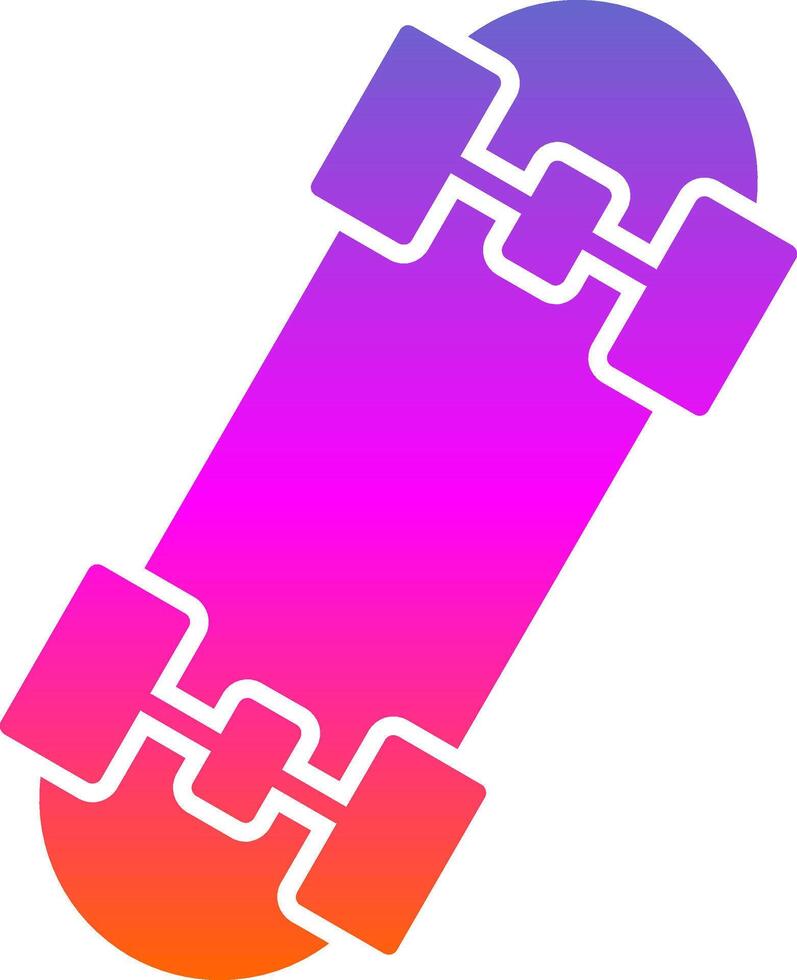 Skates Glyph Gradient Icon vector