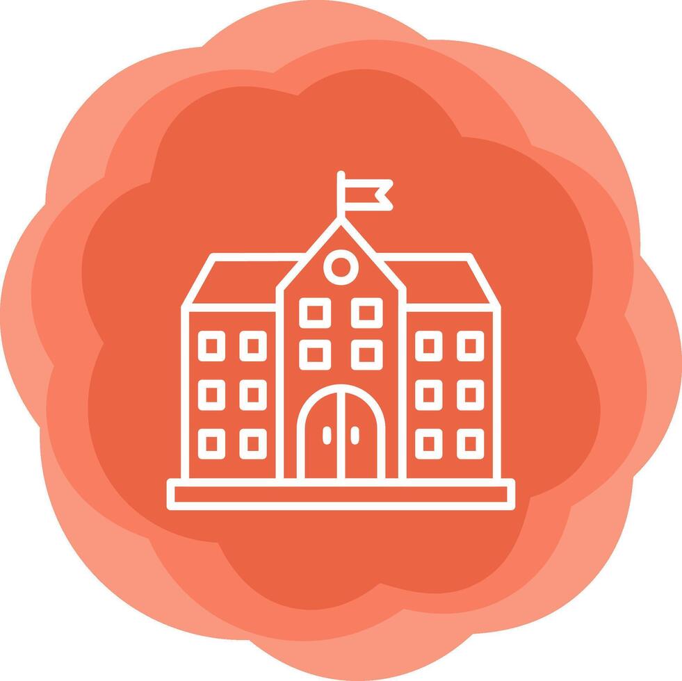 University Building Vector Icon