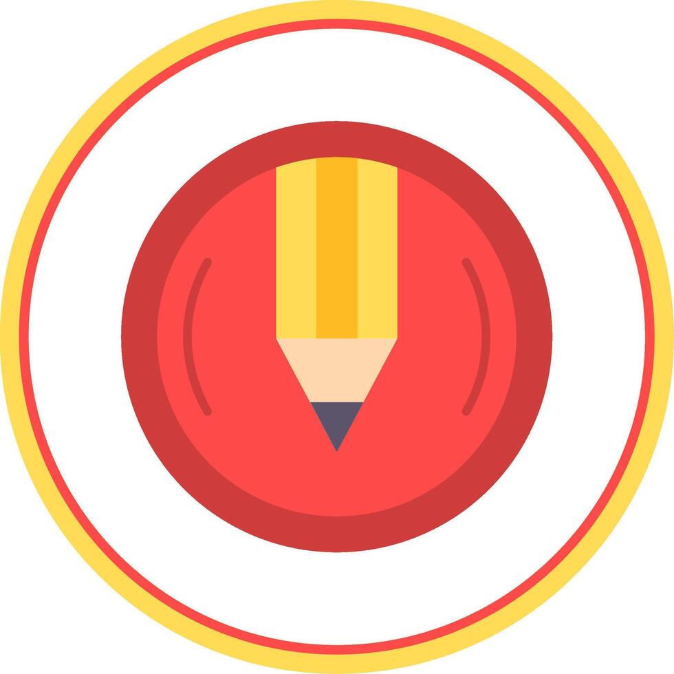 Compose Flat Circle Uni Icon vector