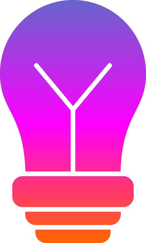 Creative Glyph Gradient Icon vector
