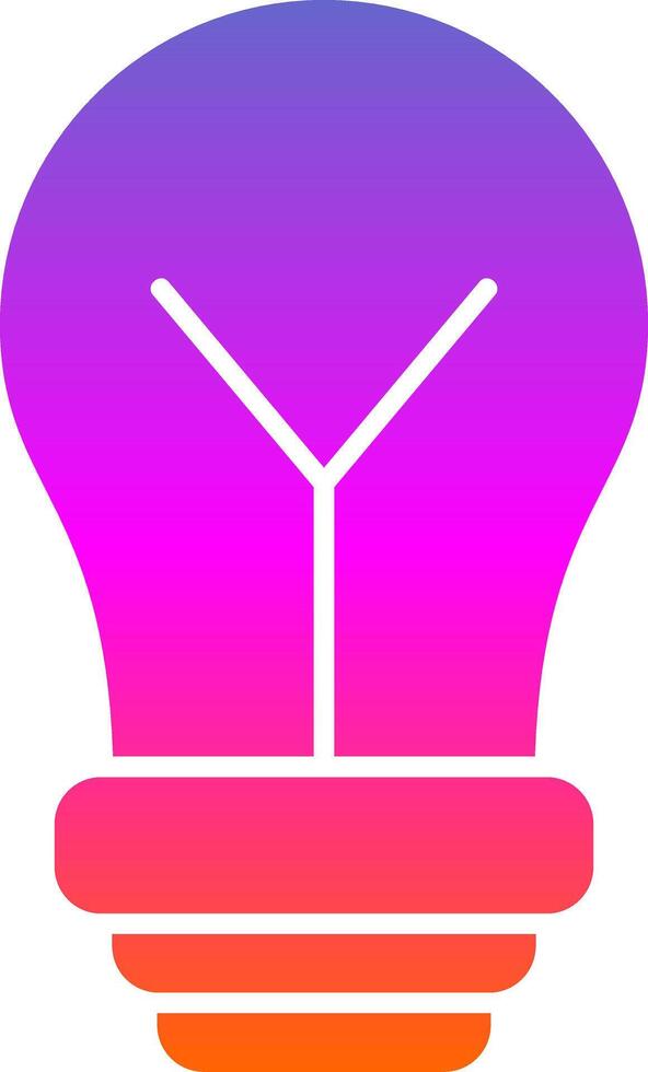 Creative Glyph Gradient Icon vector